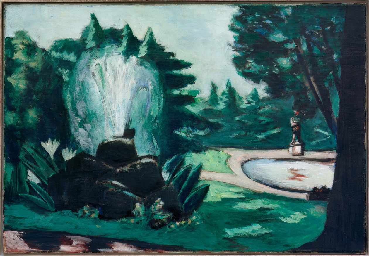 Fuente en Baden-Baden de Max Beckmann