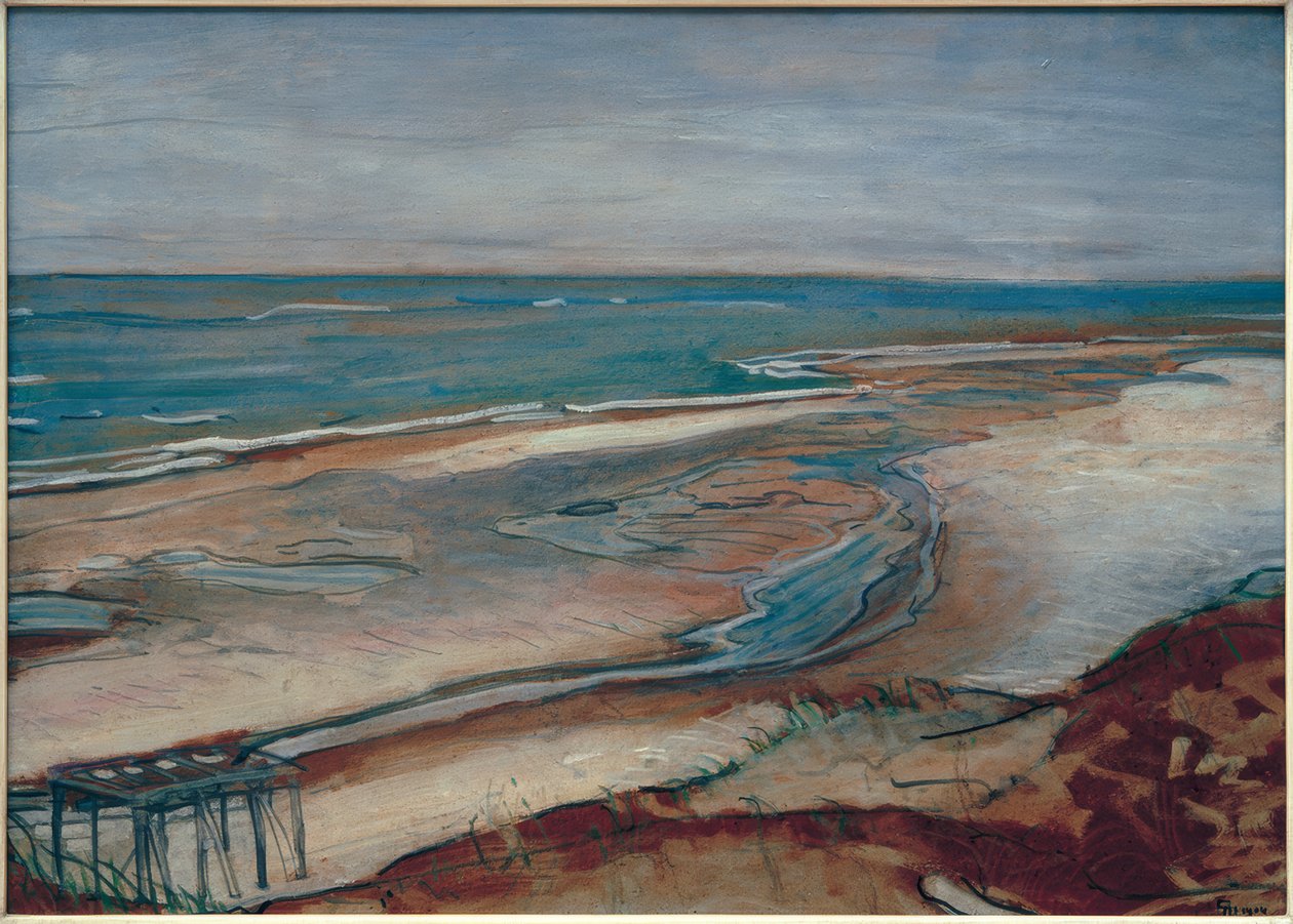 Paisaje de Playa de Max Beckmann