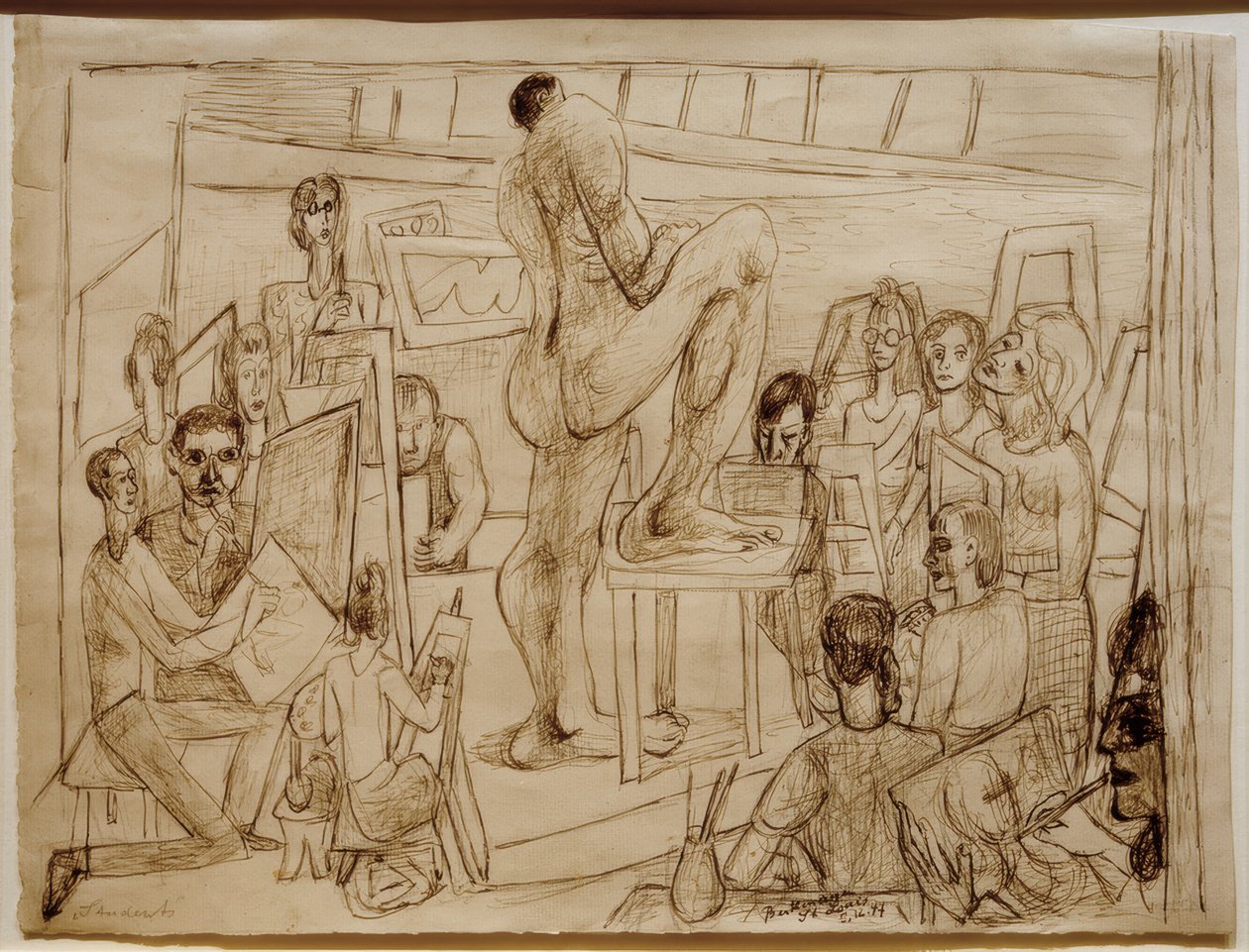 Estudiantes de Max Beckmann