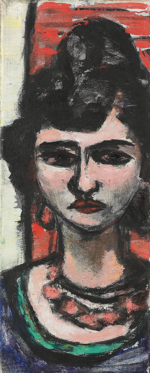 La mujer italiana; Italienerin de Max Beckmann