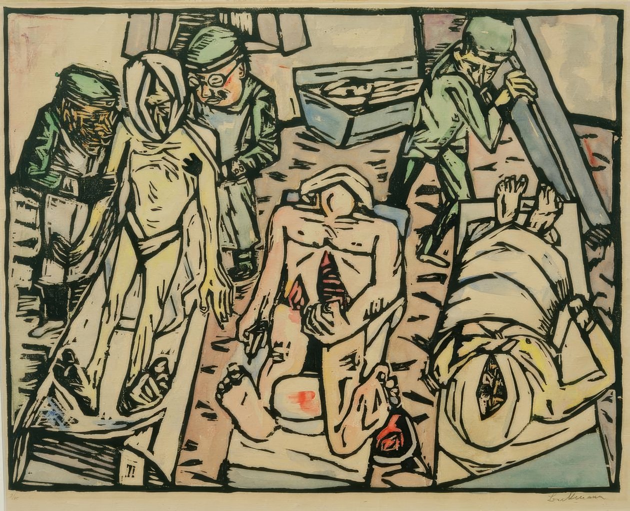 Casa de los muertos de Max Beckmann