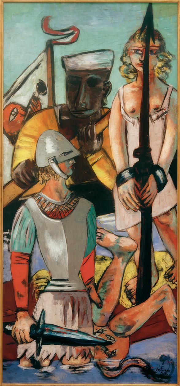 Tentación (Tentación de San Antonio) de Max Beckmann