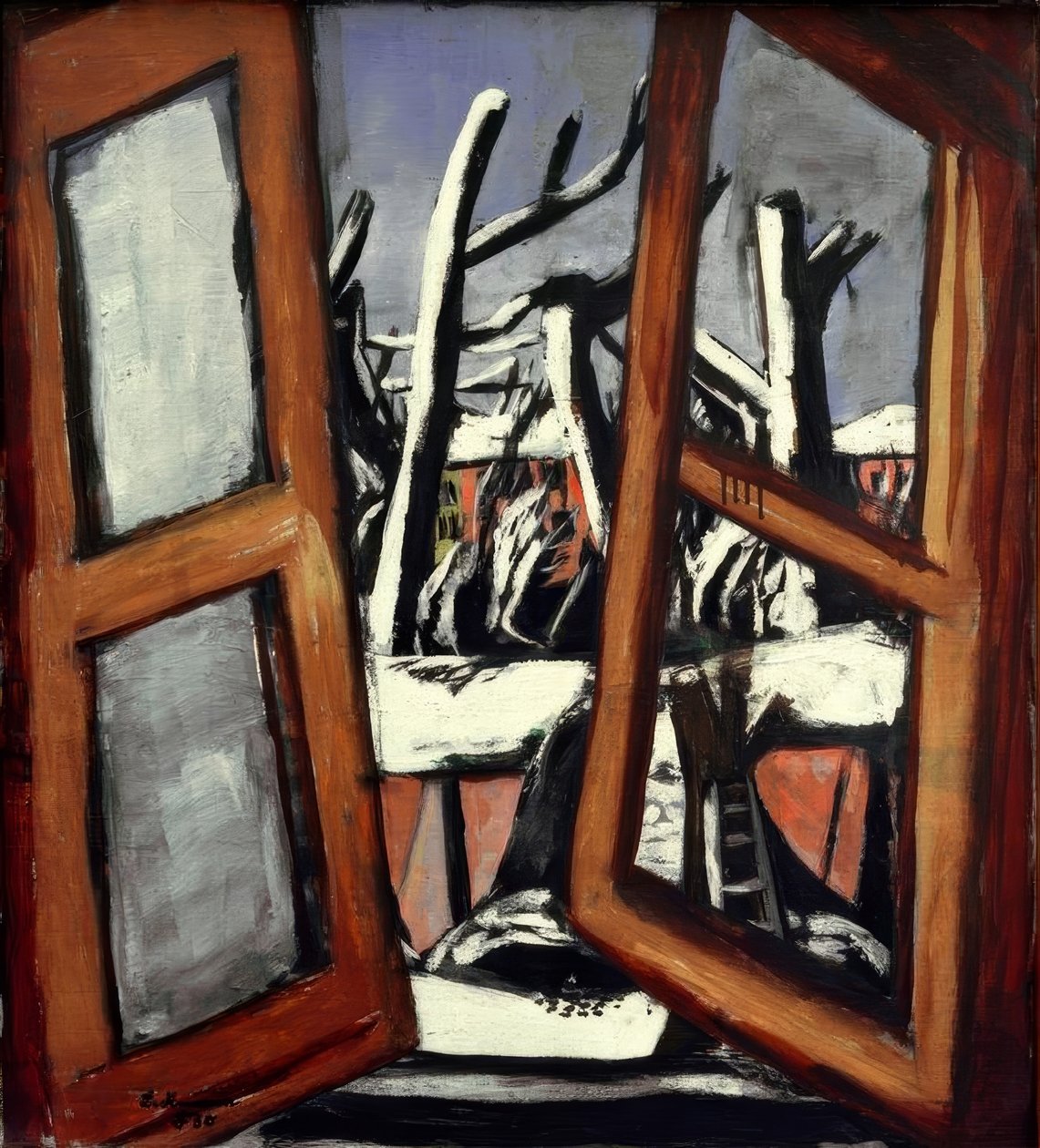 Paisaje Invernal de Max Beckmann