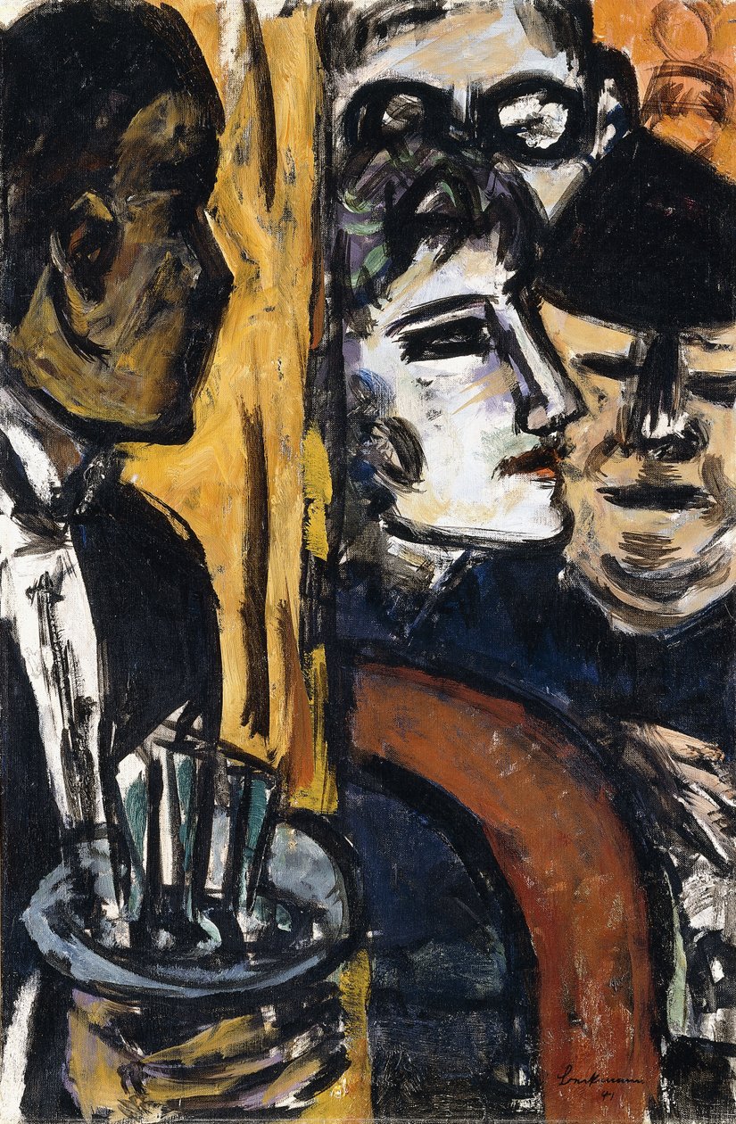 Café Amarillo de Max Beckmann