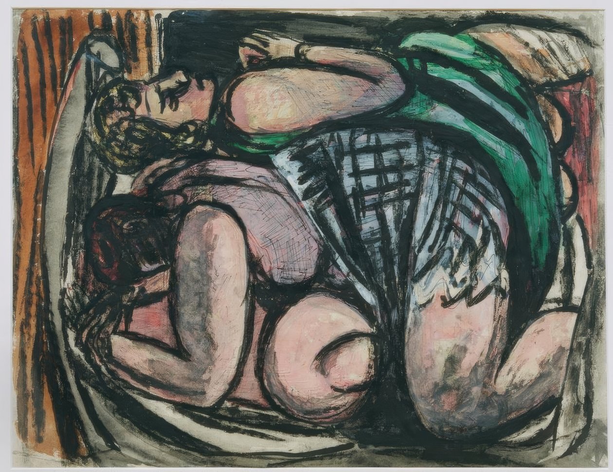Dos mujeres acostadas de Max Beckmann