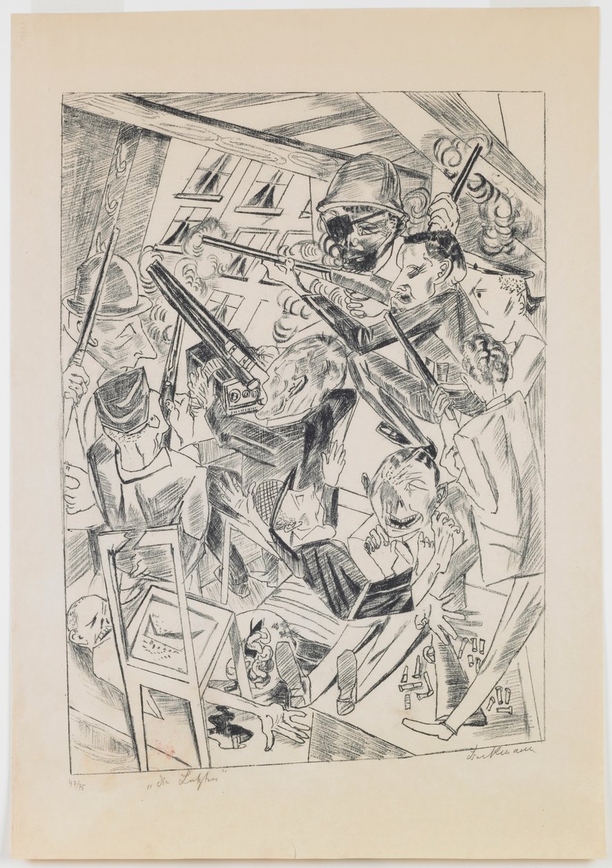 lámina 10: Los últimos de Max Beckmann
