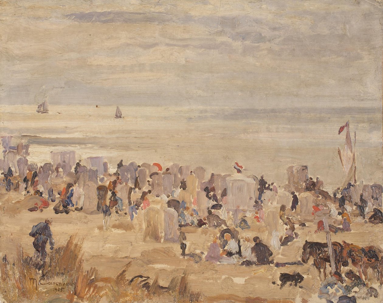 En la playa de Max Clarenbach