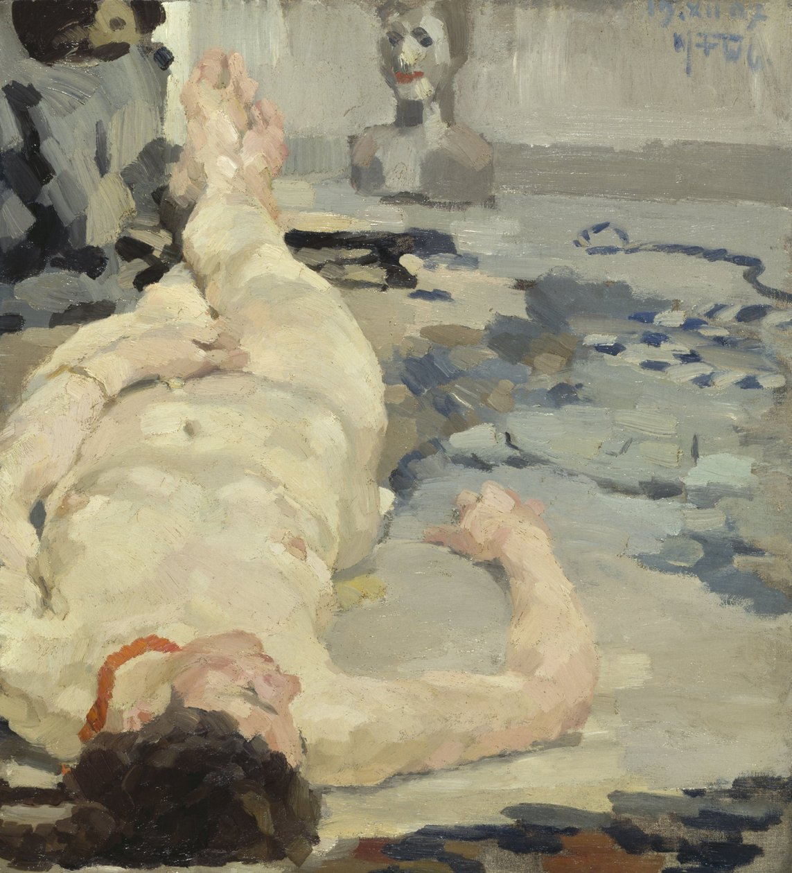 desnudo recostado de Max Feldbauer