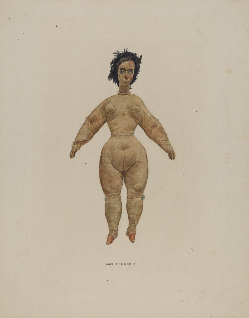 Muñeca desnuda de Max Fernekes