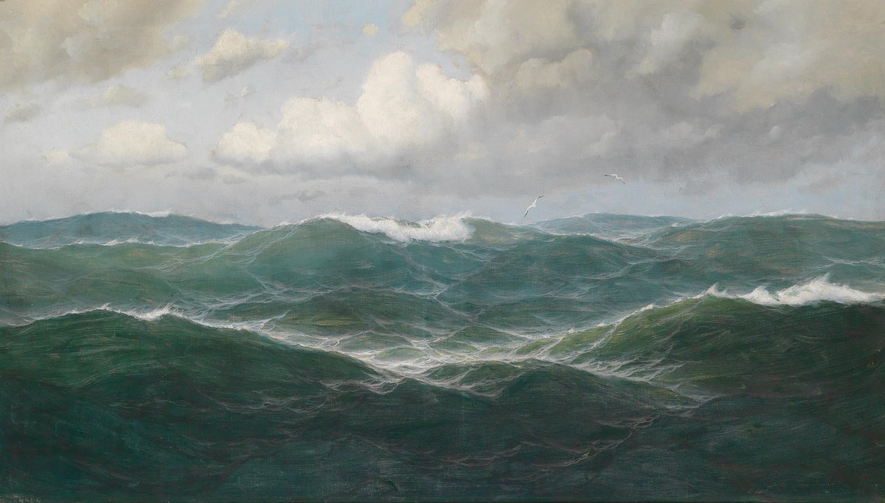 Mar en movimiento de Max Jensen