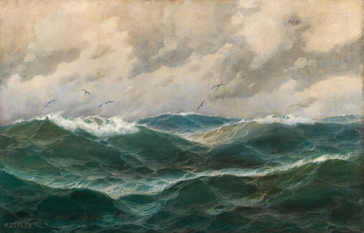 Alemán: Marine Maritime Painting de Max Jensen