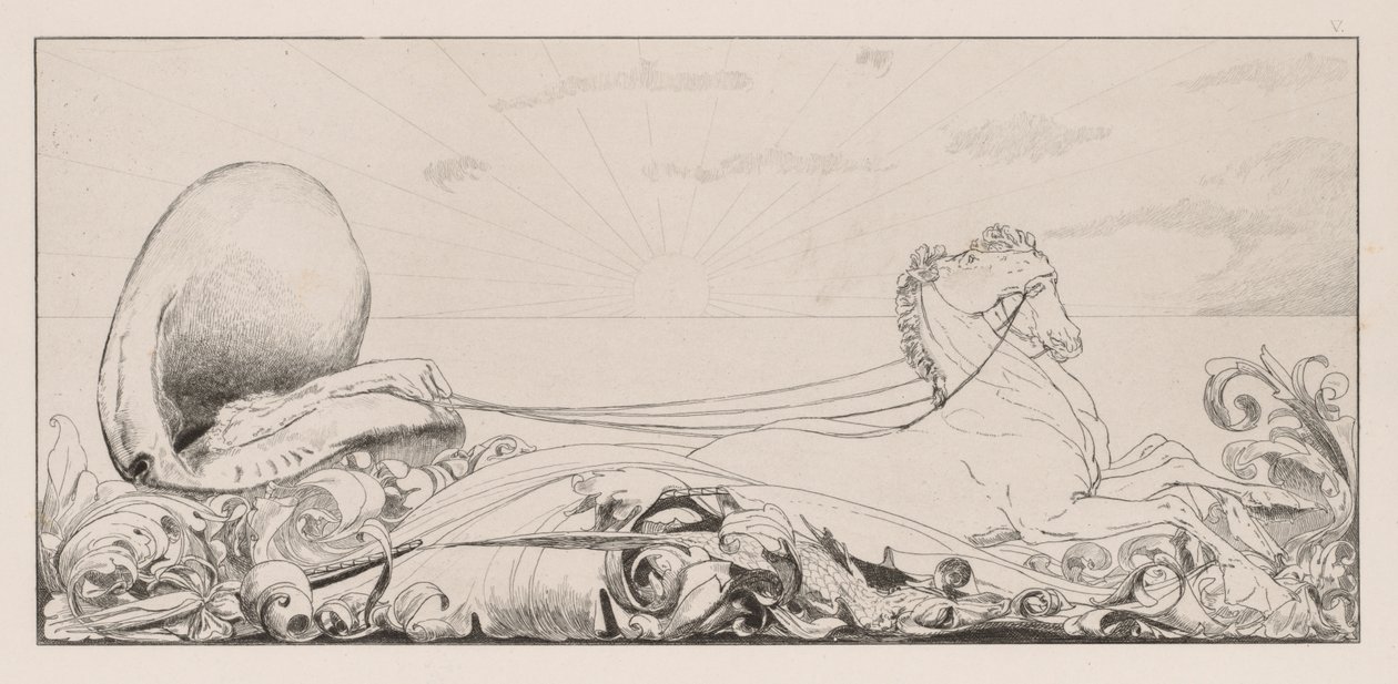 Un guante: Triunfo, 1880 de Max Klinger