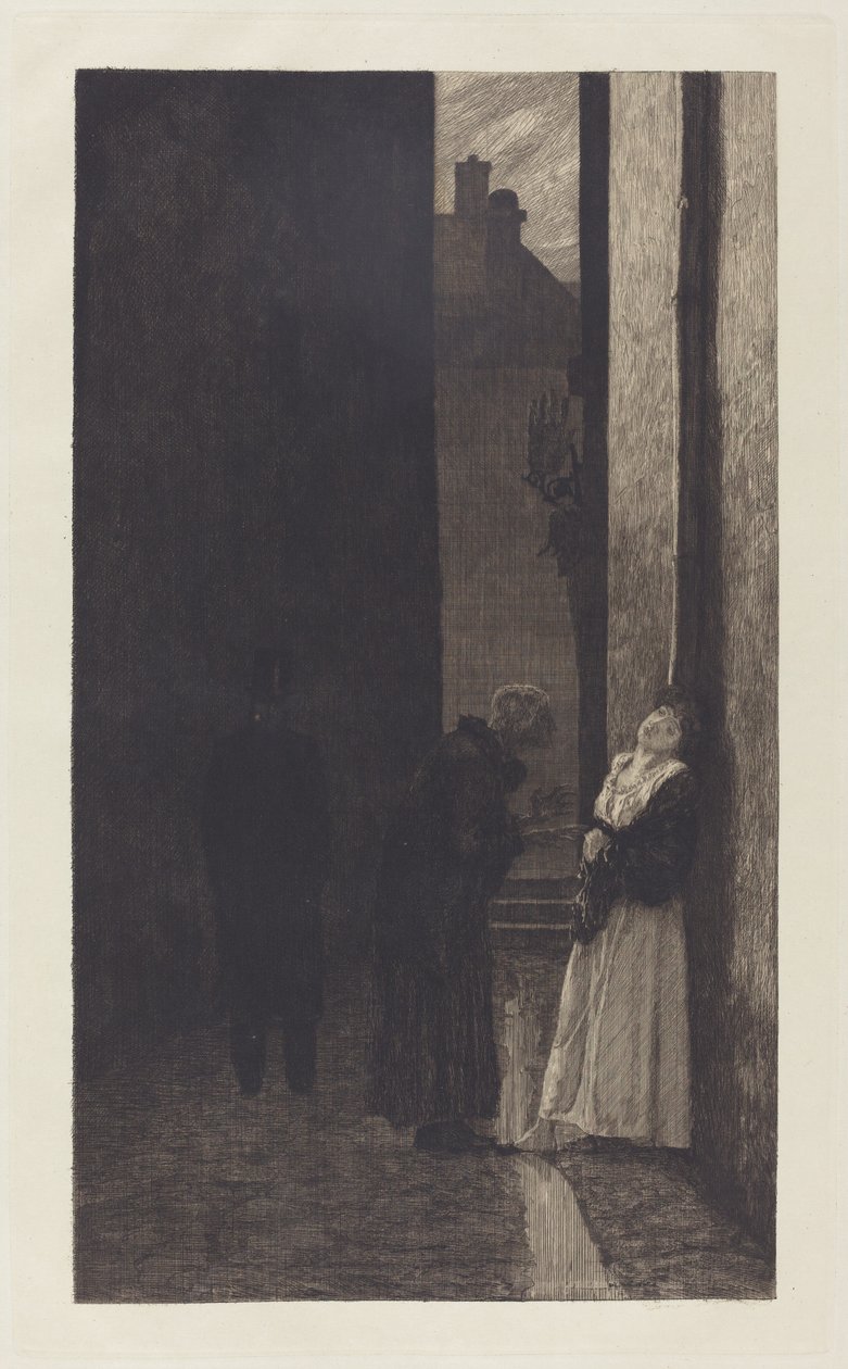 Ein Schritt, 1883 de Max Klinger