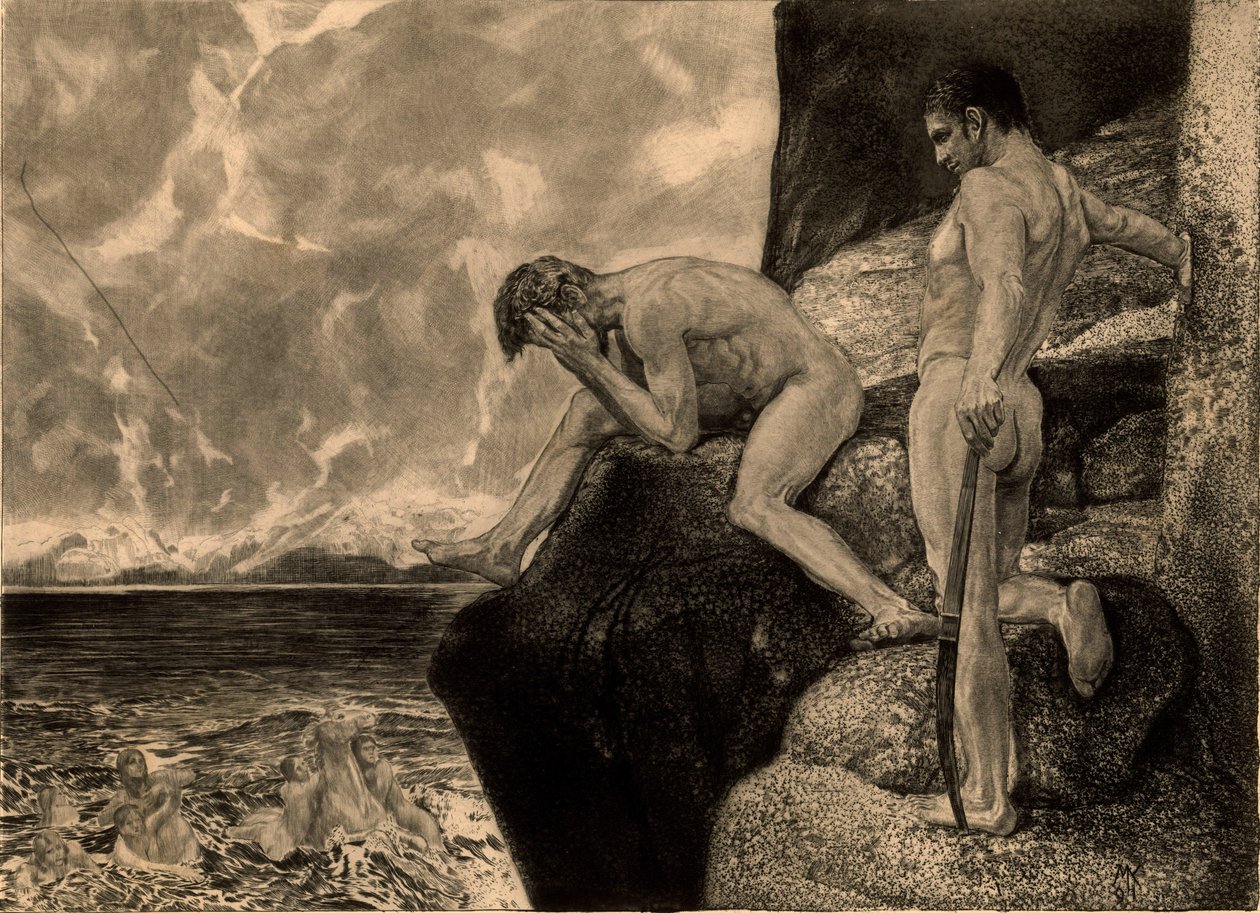 Opus XII, Brahms Fantasía, 1894 de Max Klinger