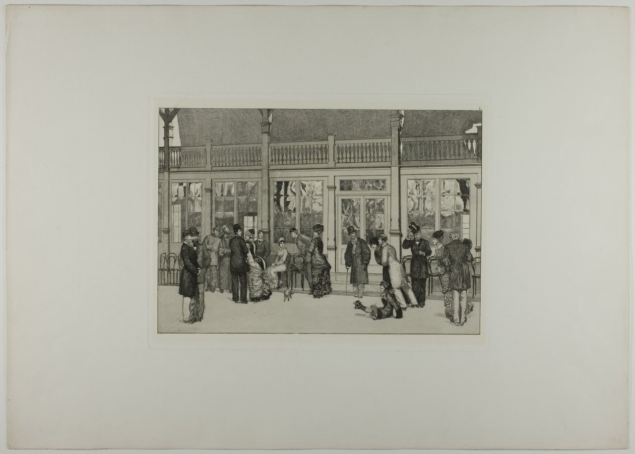 Lugar, placa uno de Un guante de Max Klinger