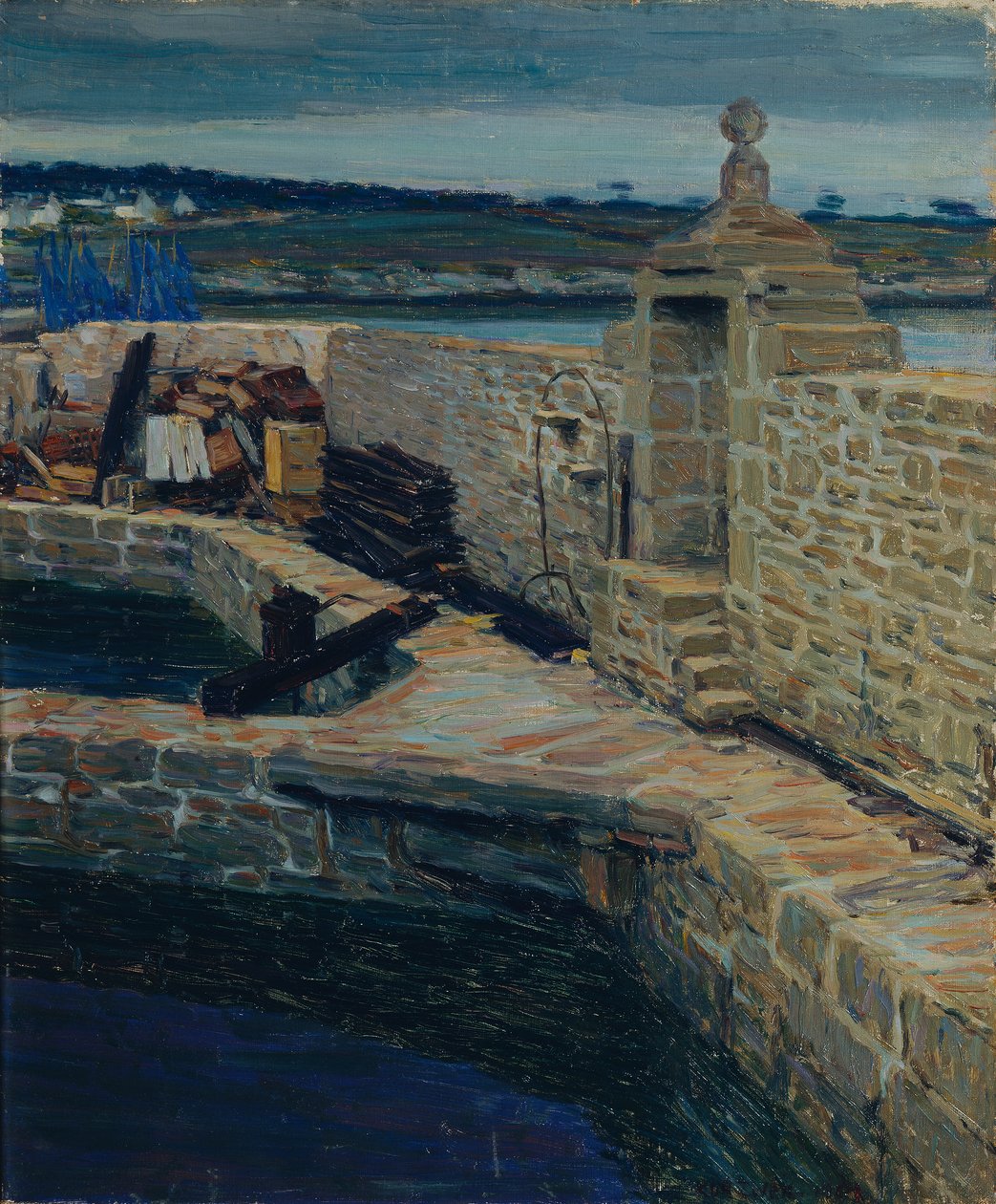 El estanque (Concarneau) de Max Kurzweil