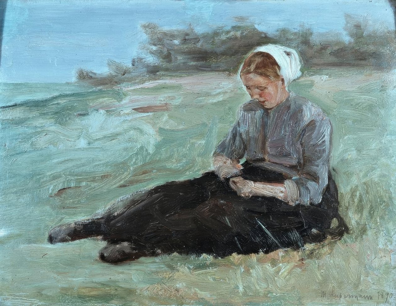 En la duna de Max Liebermann
