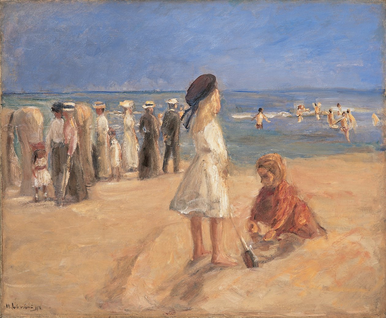 Vida en la playa, 1916 de Max Liebermann