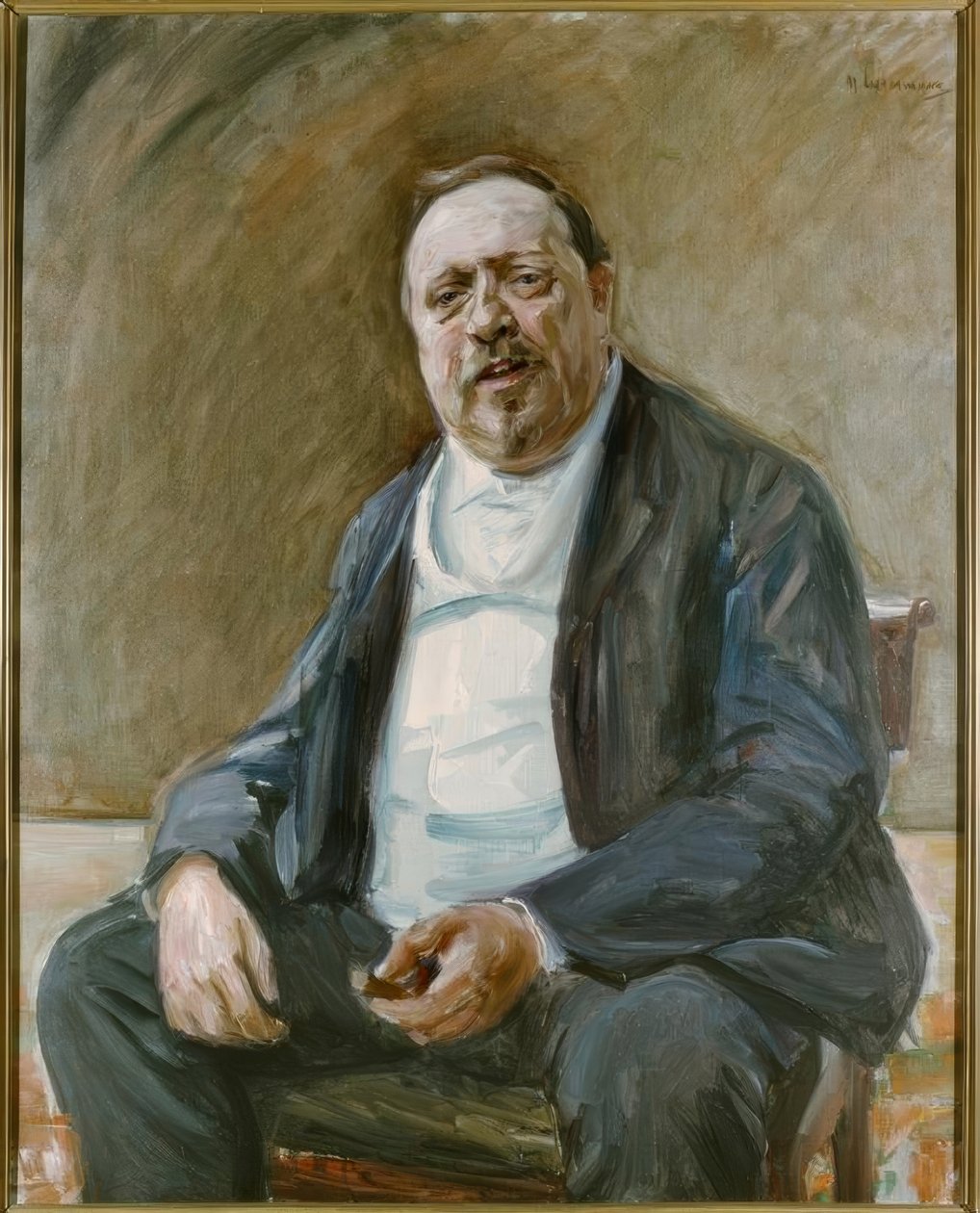 Retrato de Alfred von Berger de Max Liebermann
