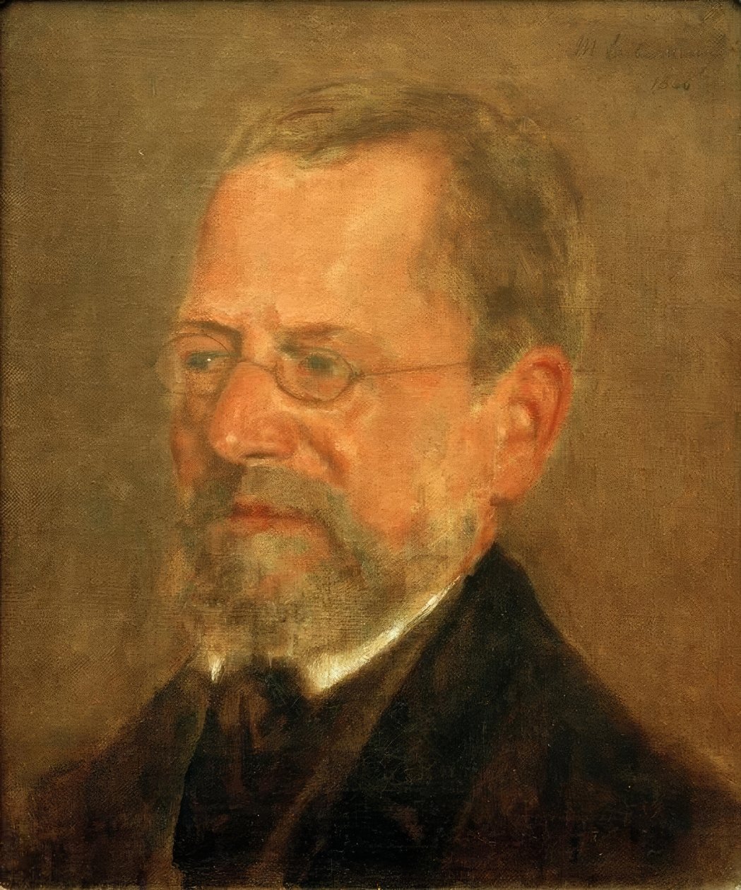 Retrato del profesor de idiomas Henry de Max Liebermann