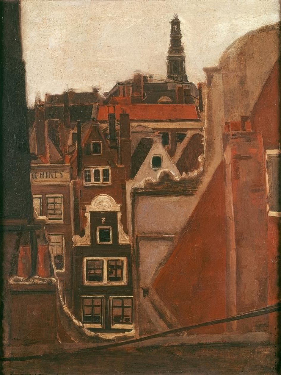 Tejados de Ámsterdam de Max Liebermann