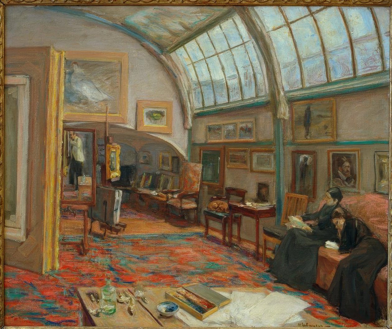 El taller del artista de Max Liebermann