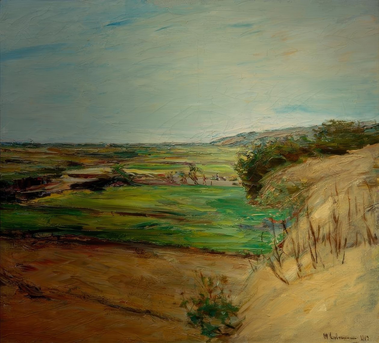 Paisaje de dunas de Max Liebermann