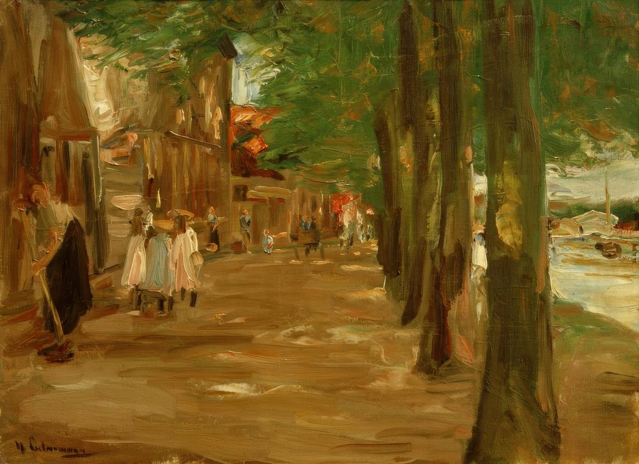 Canal en Edam de Max Liebermann