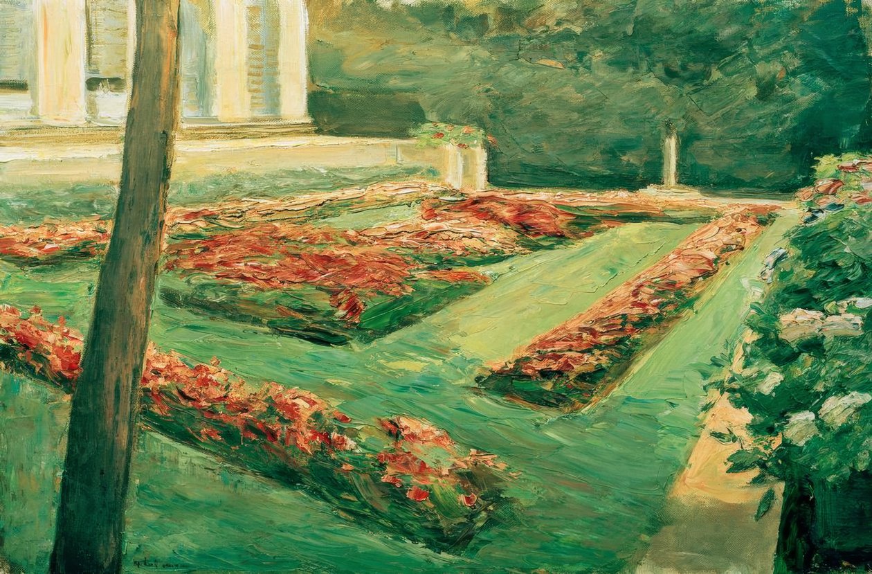 M. Liebermann, Terraza de flores en Wannsee de Max Liebermann