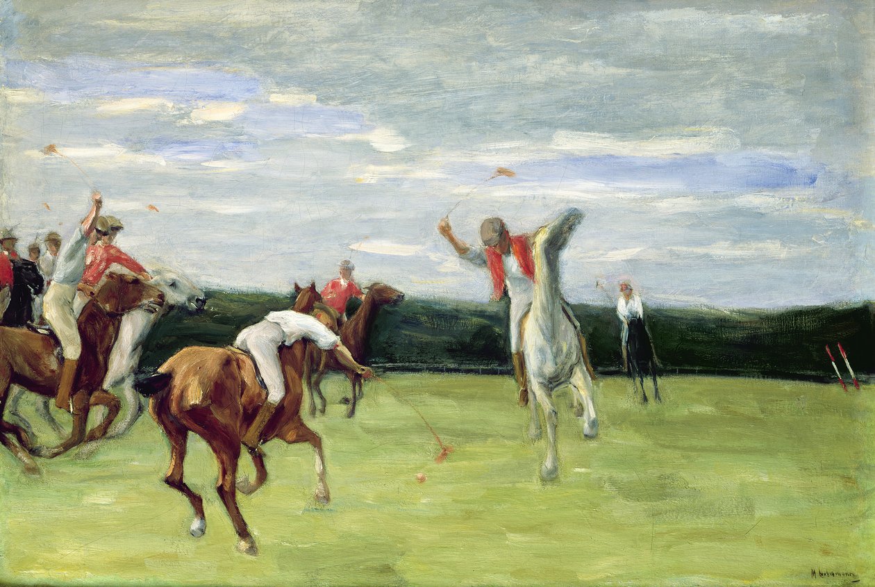 Jugador de polo en Jenischpark, Hamburgo, 1903 de Max Liebermann