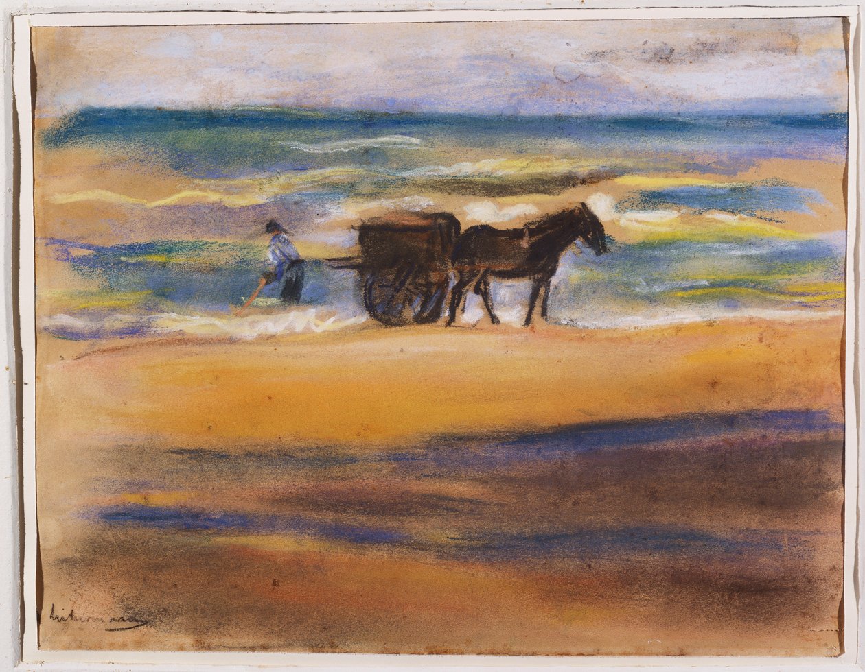 Buscadores de Conchas en la Playa de Max Liebermann