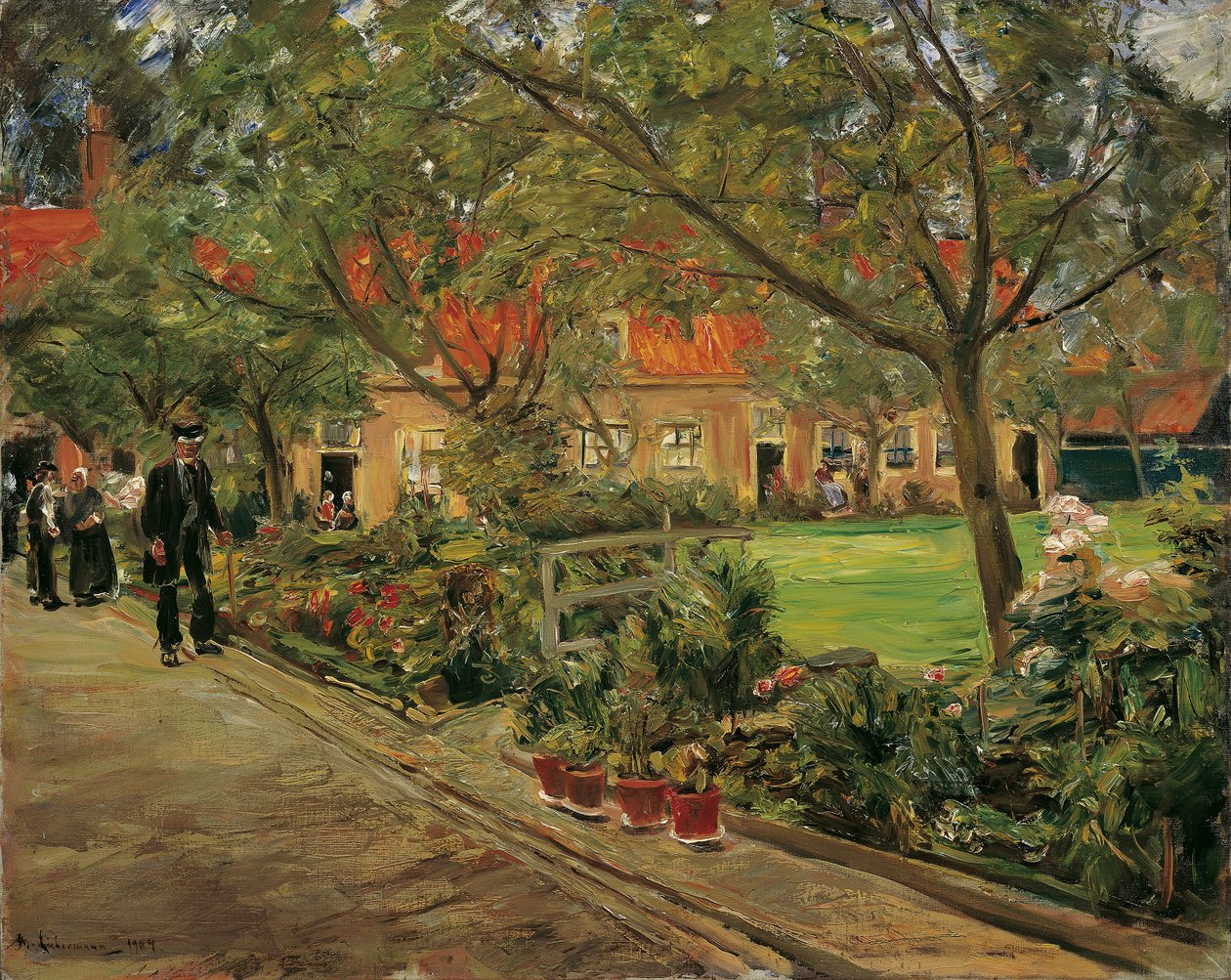 Jardín del hospital en Edam de Max Liebermann