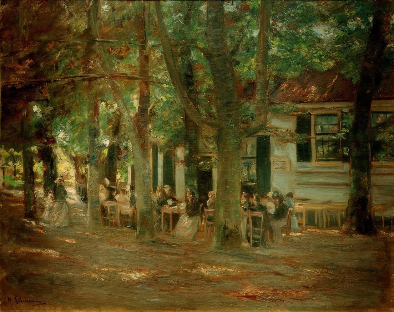 Taberna en Overveen de Max Liebermann