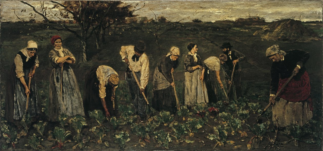 Trabajadores en el campo de remolacha de Max Liebermann