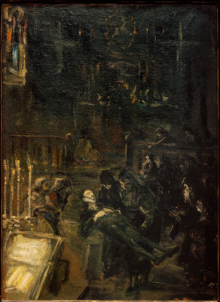 Capilla ardiente de Don Giovanni de Max Slevogt