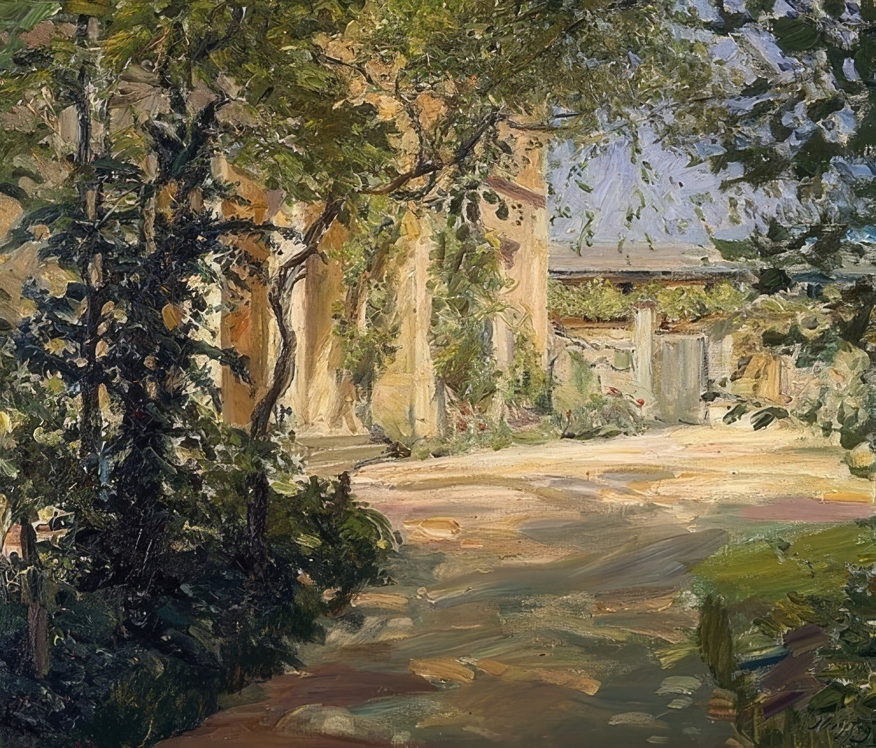 Casa de campo en Godramstein de Max Slevogt