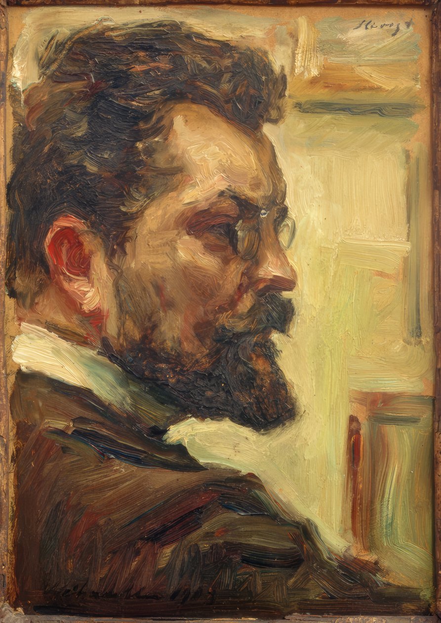 Max Slevogt / Autorretrato 1903 de Max Slevogt