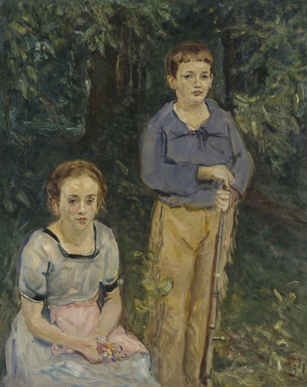 Nina y Wolfgang Slevogt de Max Slevogt