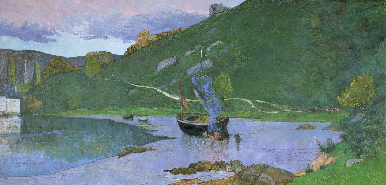 Paisaje en Pont-Aven, c.1893-94 de Maxime Emile Louis Maufra