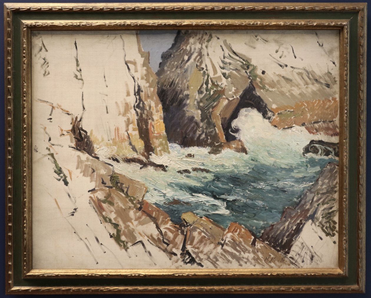 La cala de Maxime Emile Louis Maufra