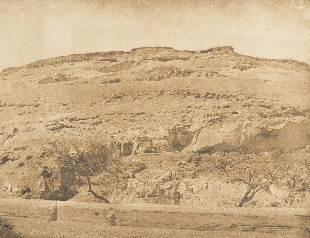 Antigua Necrópolis de Lycopolis, en Syout, 1849-50 de Maxime Du Camp