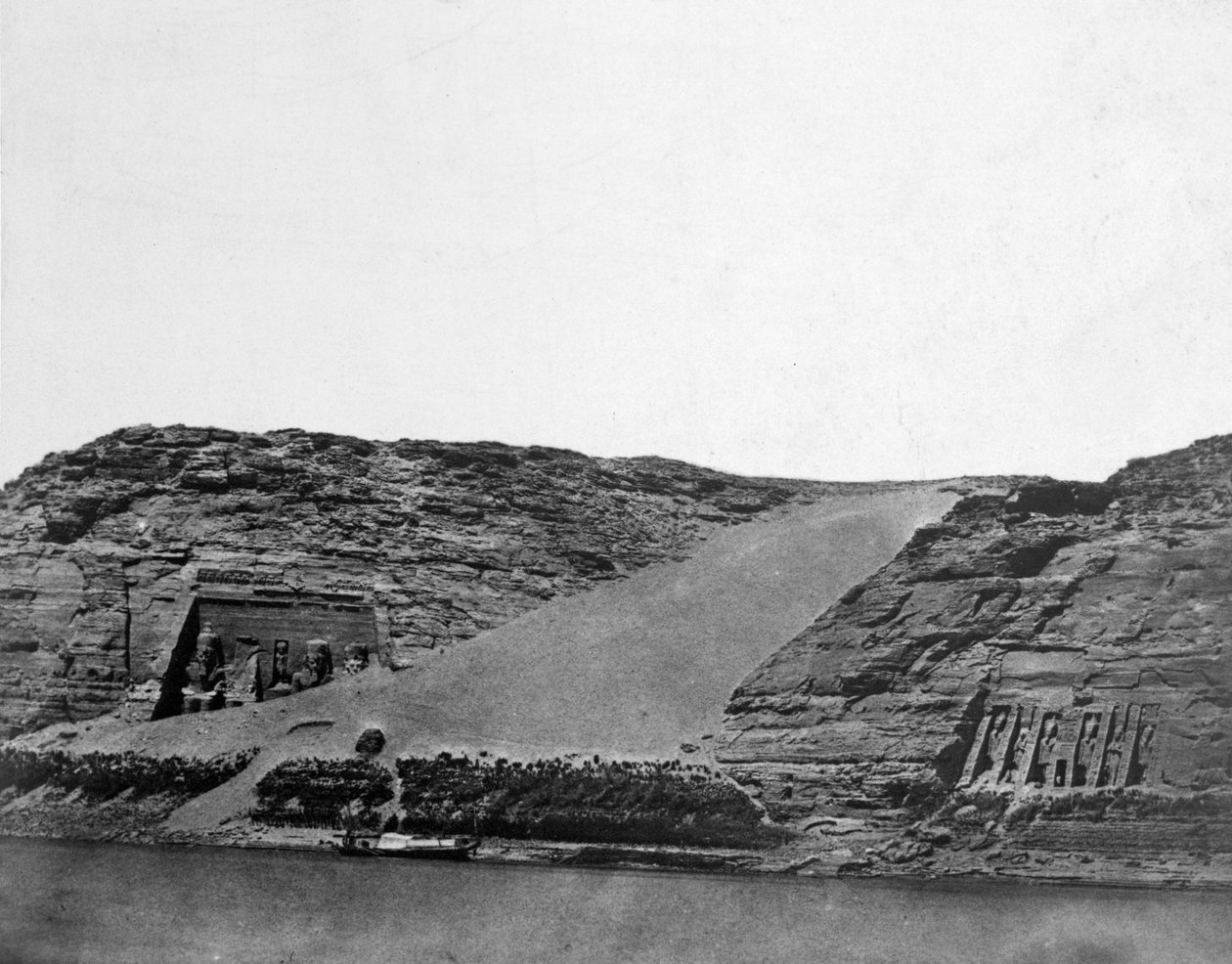 Antiguos templos egipcios, Egipto, 1852 de Maxime Du Camp