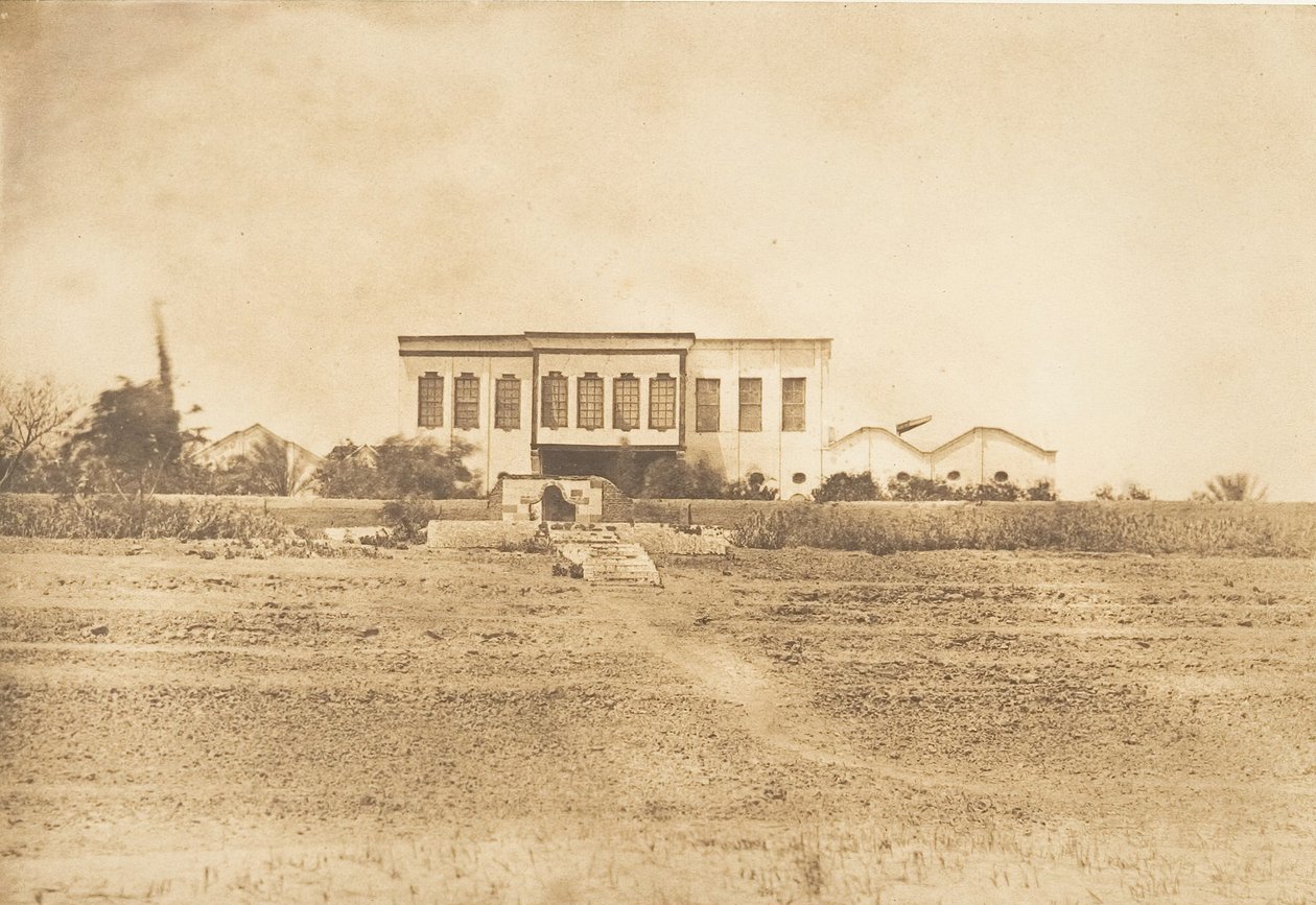 Palacio de Mehemet-Ali, en Esné, 1849-50 de Maxime Du Camp