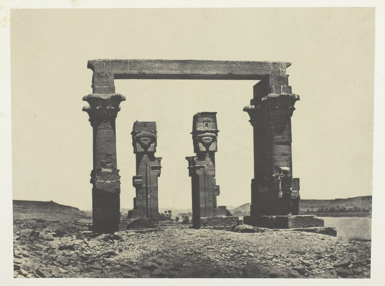 Templo de Kardassy, Nubia de Maxime Du Camp