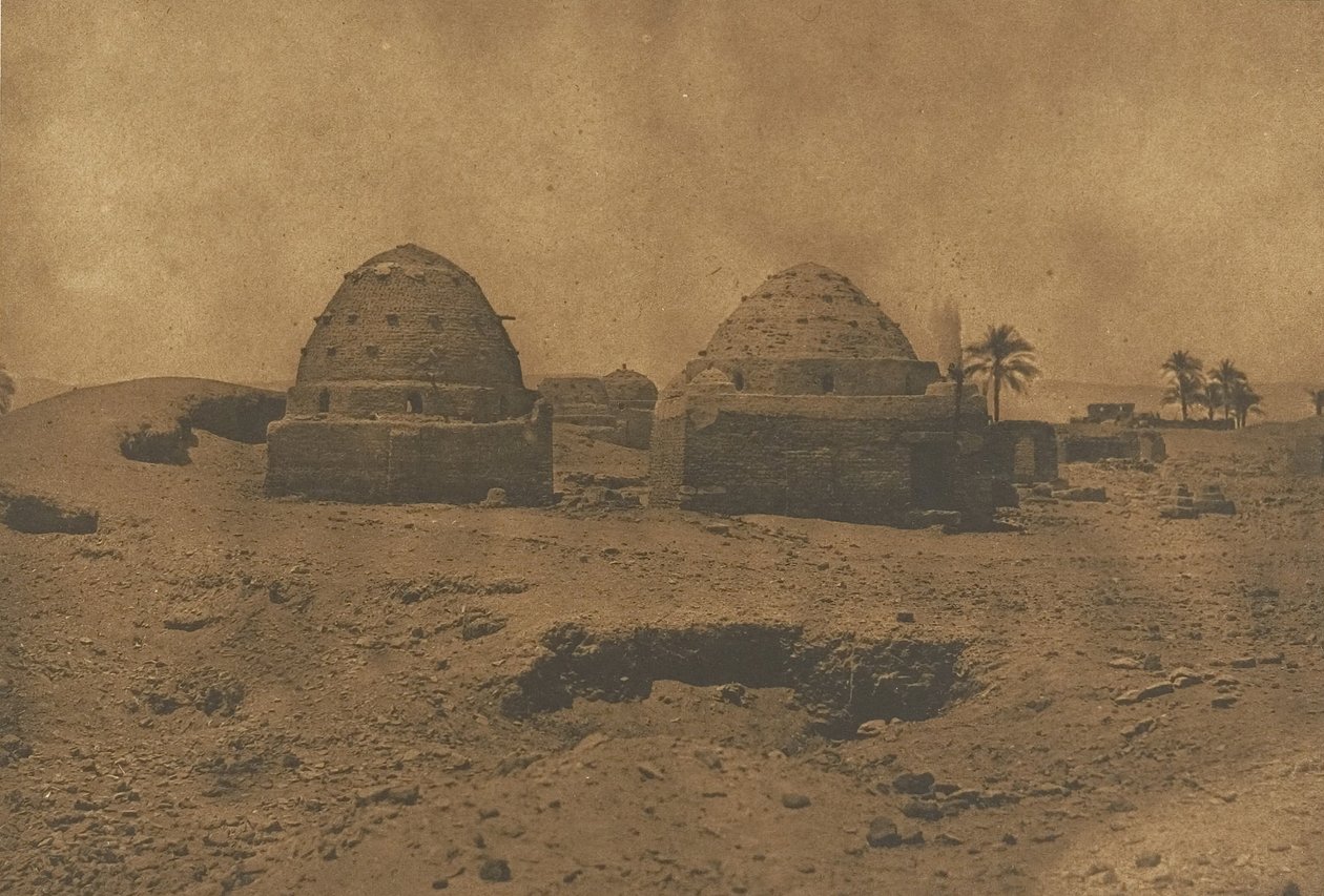 Tumbas musulmanas en Herment, 1849-50 de Maxime Du Camp