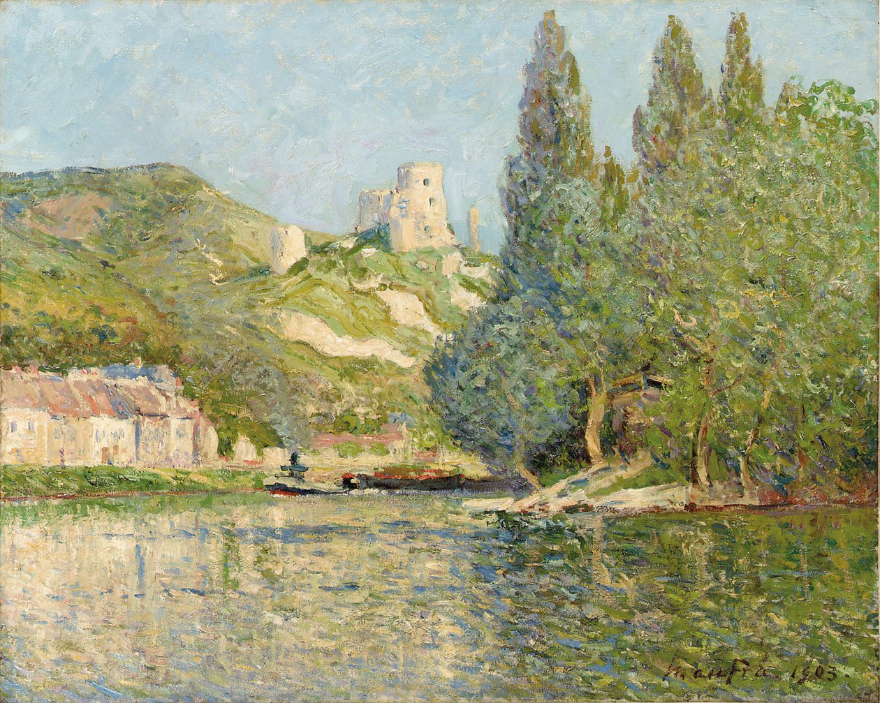 Chateau-Gaillard, Normandía, 1903 de Maxime Emile Louis Maufra