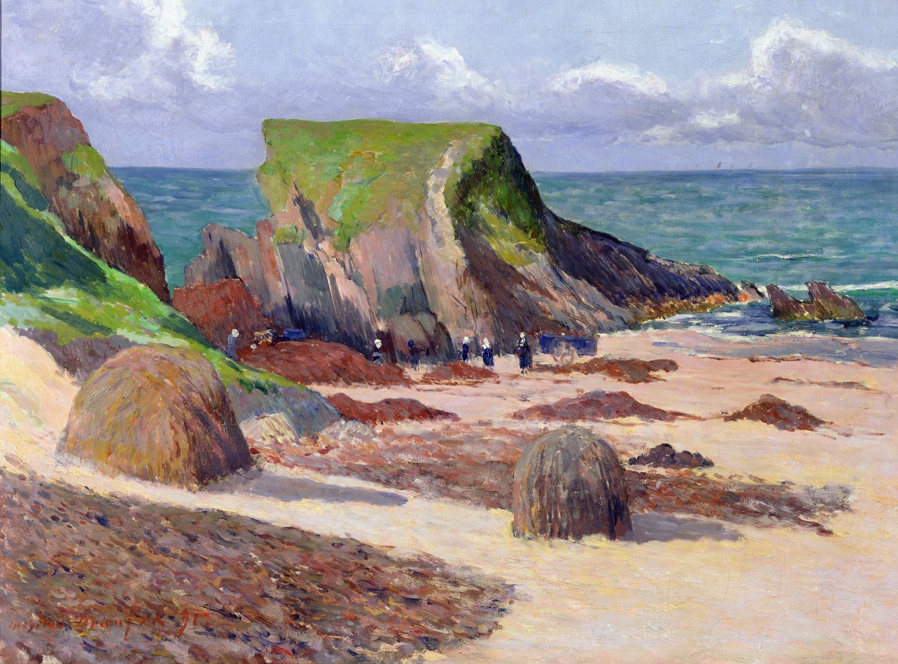 Cosecha de algas, 1891 de Maxime Emile Louis Maufra