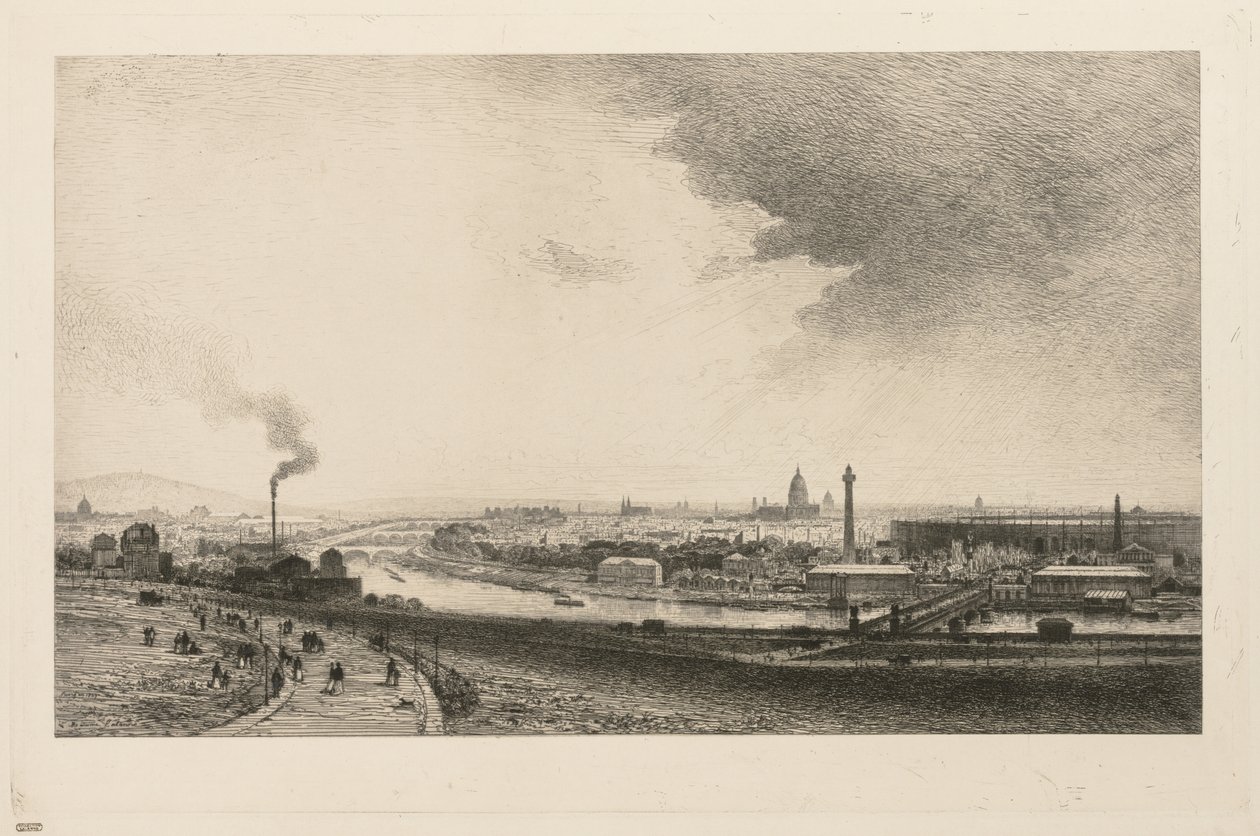 En el Sena, 1867 de Maxime Lalanne