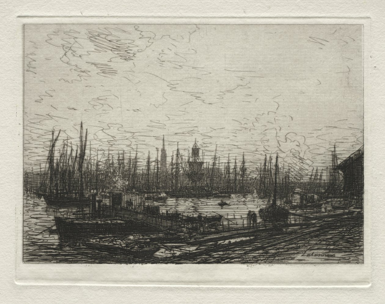 Puerto de Burdeos de Maxime Lalanne