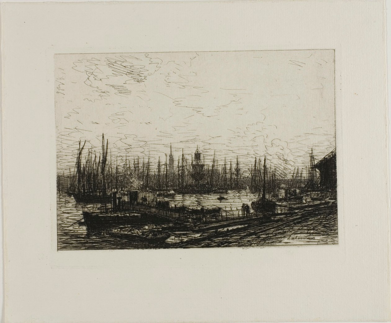 Puerto de Burdeos de Maxime Lalanne
